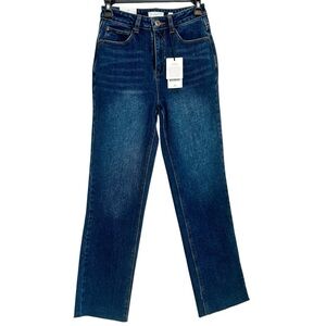 A LOVES A High Rise Straight Leg Jeans